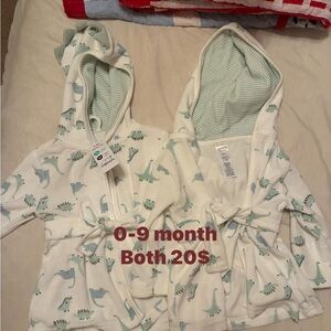 Baby Dinosaur Hooded Robes